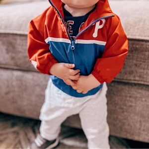 Vintage Phillies majestic windbreaker 6-9m